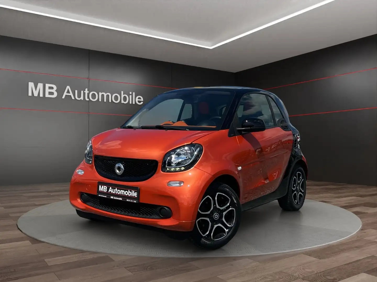 smart forTwo Automatik/P-Dach/SHZ/Allwetter Negro - 1