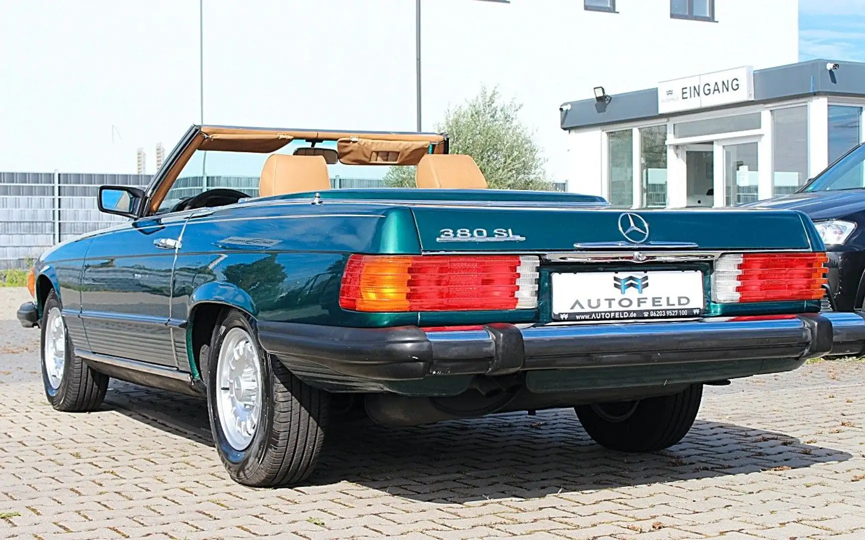 Mercedes-Benz SL 380 OLDTIMER/LEDER/AUTOMATIK/KLIMA/ Verde - 2