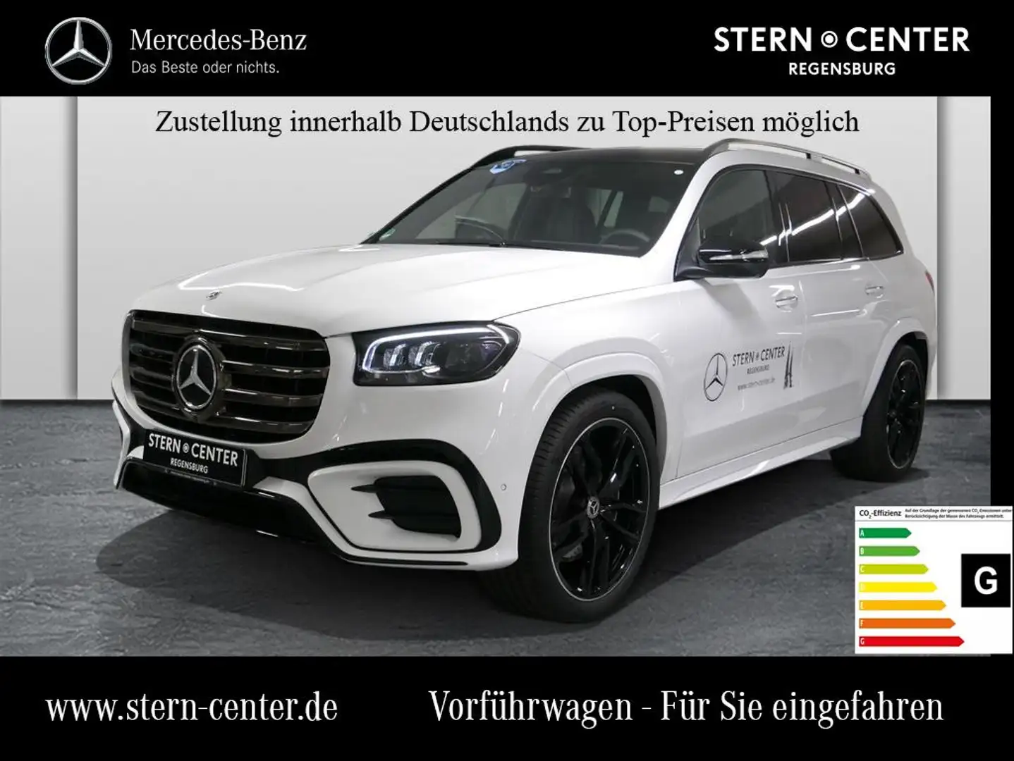 Mercedes-Benz GLS 450 d 4M AMG+AHK+AIRMATIC+PANO+DISTRONIC+HUD Weiß - 1