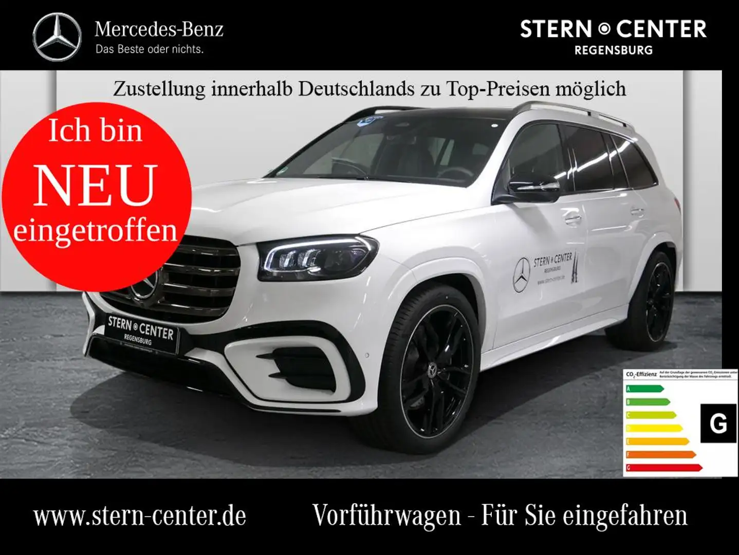 Mercedes-Benz GLS 450 d 4M AMG+AHK+AIRMATIC+PANO+DISTRONIC+HUD Biały - 1