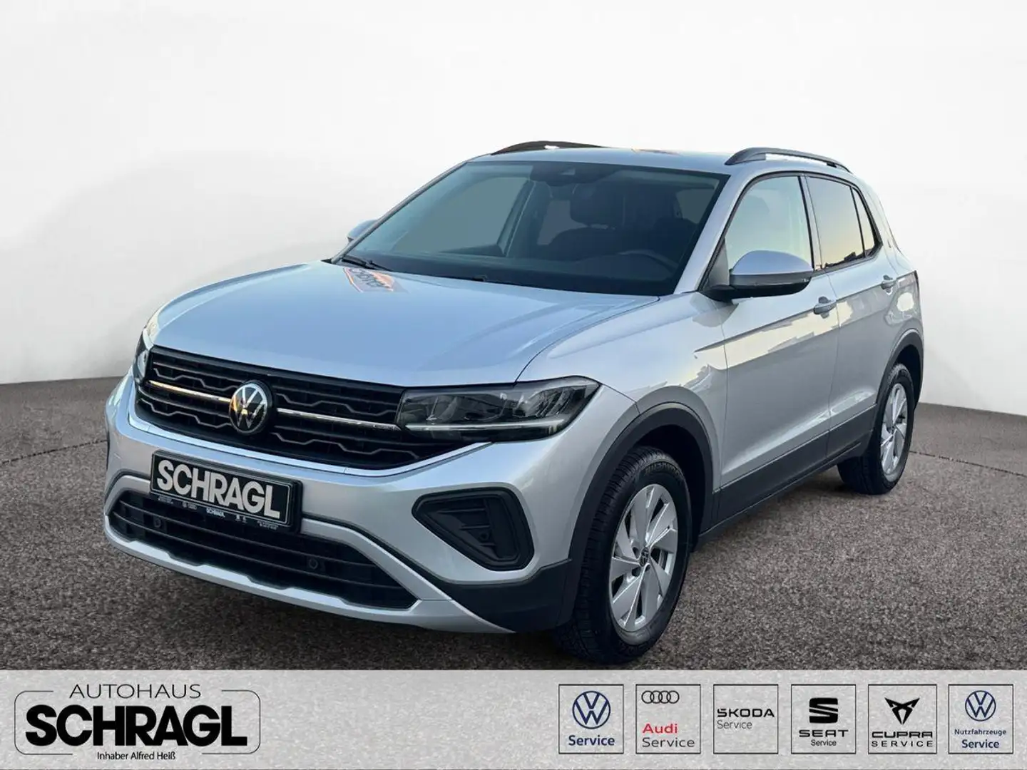 Volkswagen T-Cross 1.0 TSI DSG LIFE+KAMERA+APP+SITZHZG+ACC Argento - 1