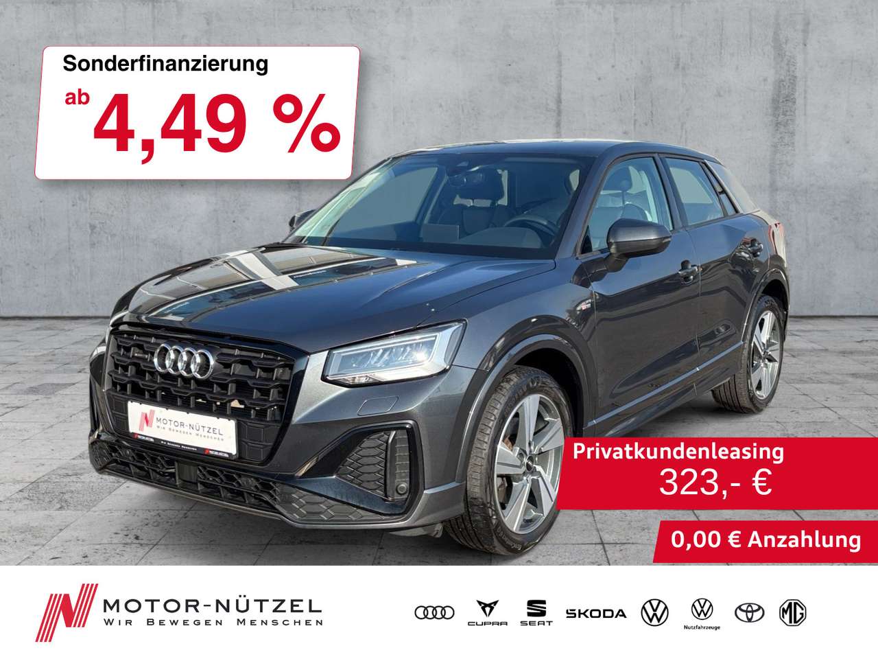 Audi Q2 — Audi Q2 40 TFSI QU S-TR S-LINE LED+NAVI+RFK+ACC+18"LM
