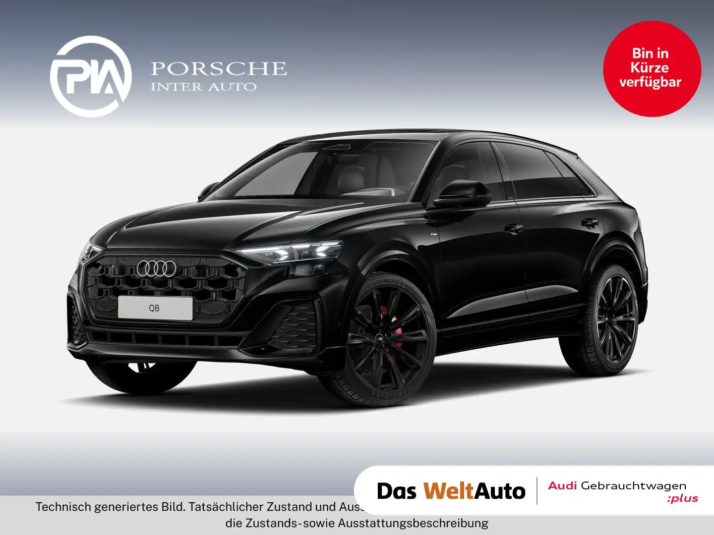 Audi Q8 50 TDI quattro Schwarz - 1