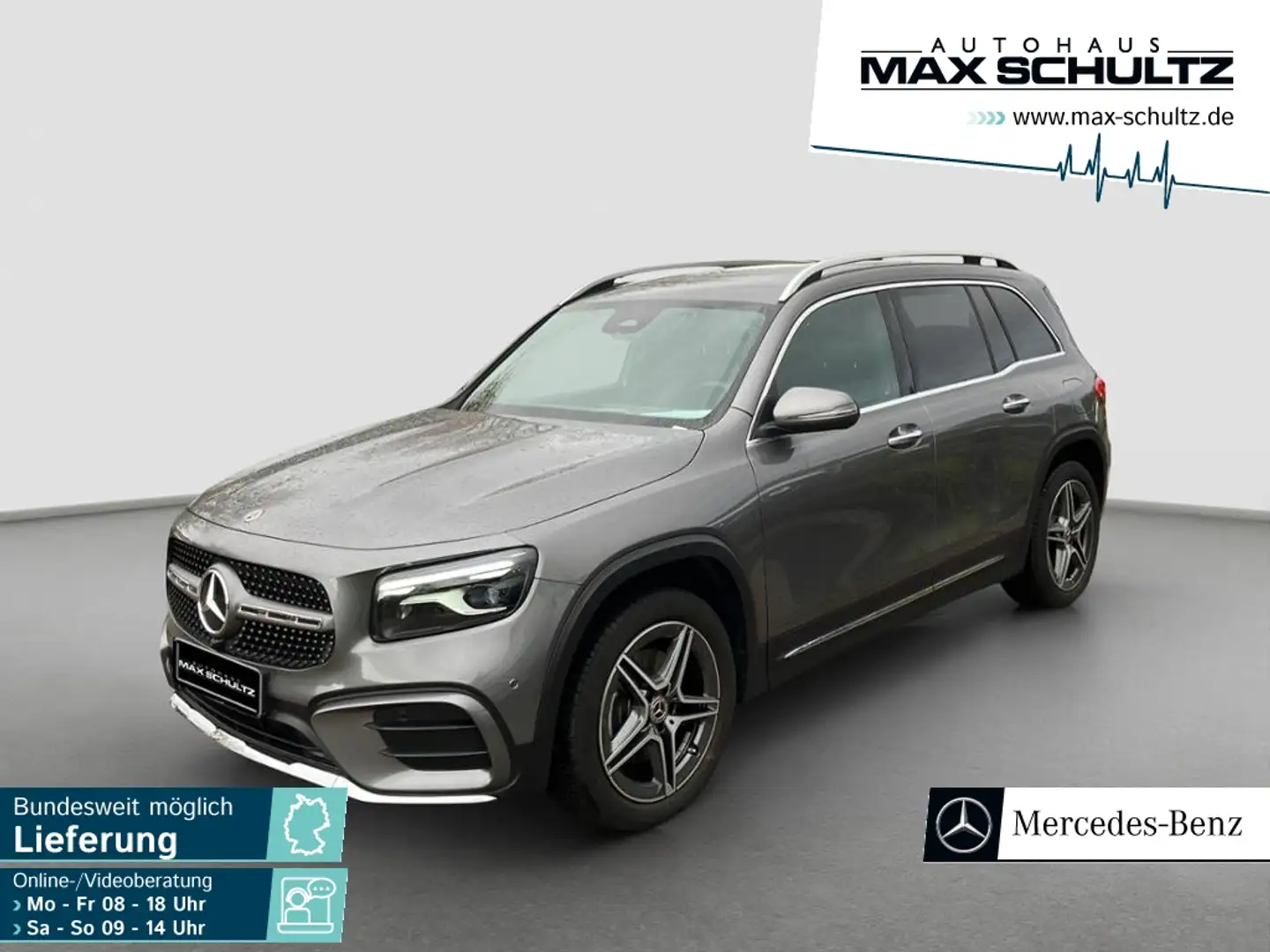 Mercedes-Benz GLB 200 d AMG*DISTR*MULTIB*KAM*KEYLESS-GO*ALRAM Grau - 1