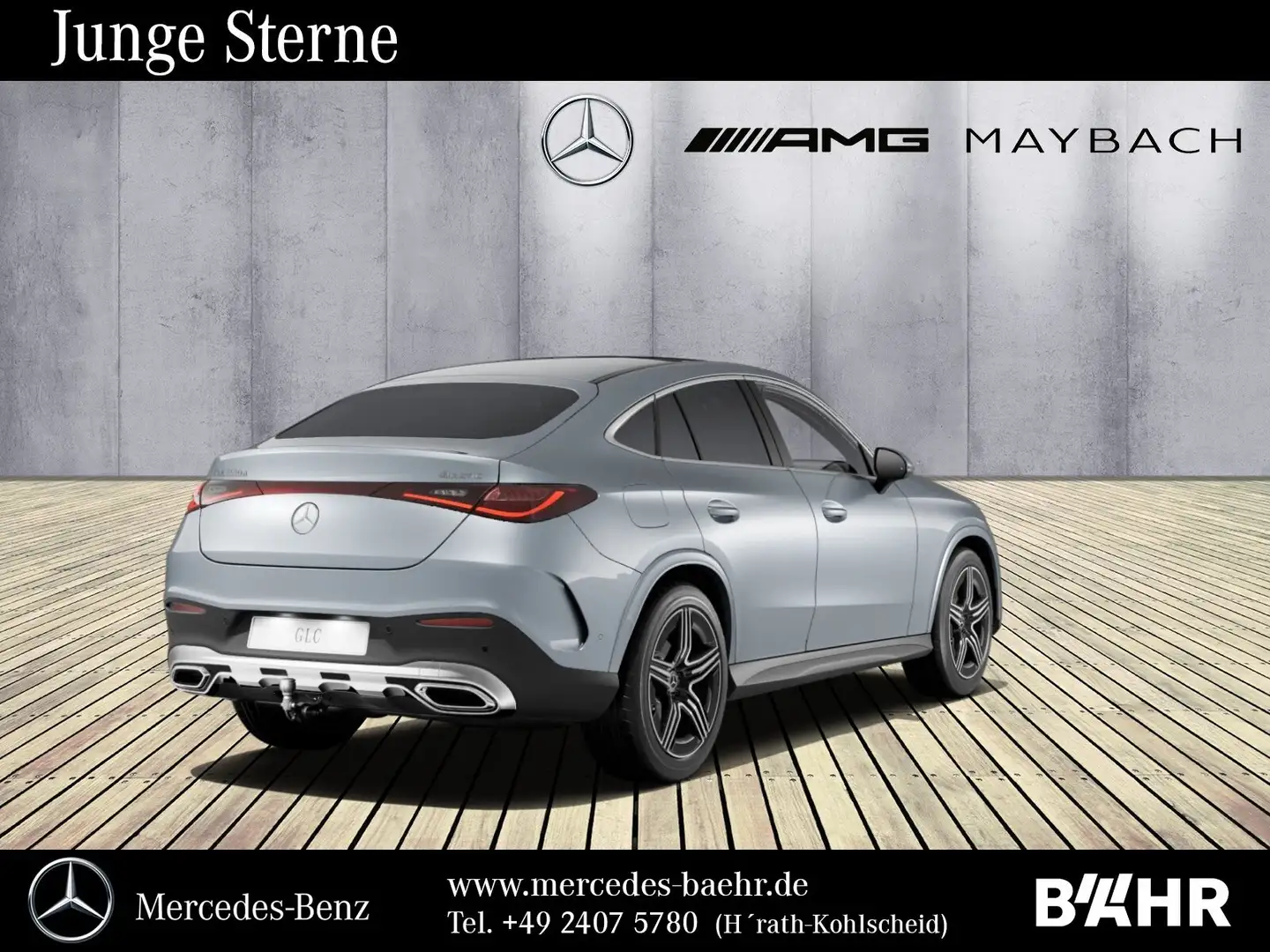 Mercedes-Benz GLC 220 GLC 220 d 4M Coupé AMG/Distronic/Totwinkel/Pano Silber - 2