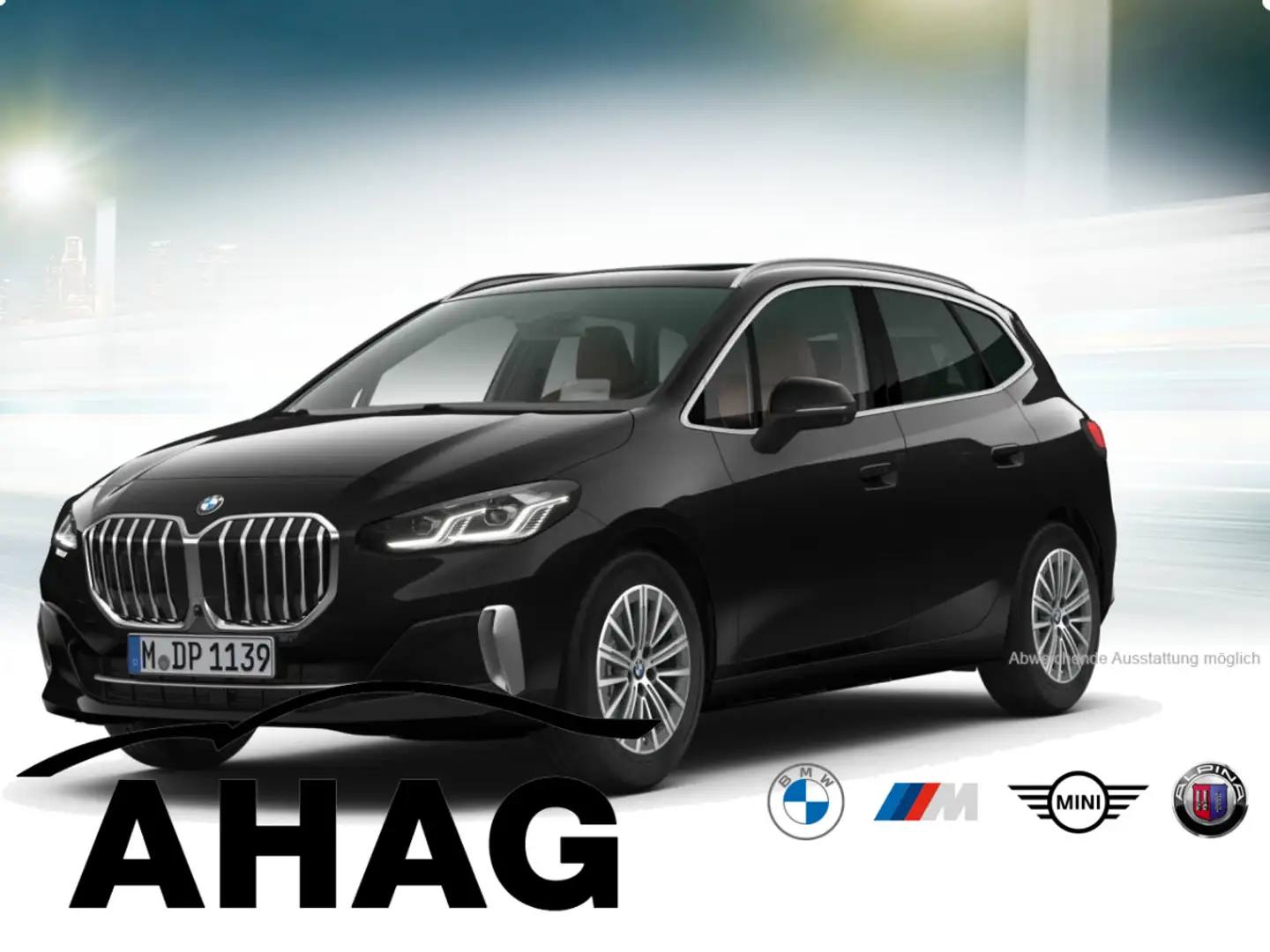 BMW 218 i Active Tourer Steptronic DCT Luxury Line Schwarz - 2