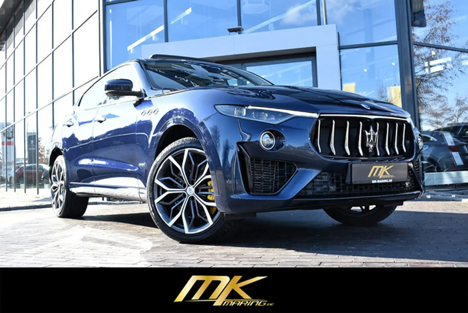 Maserati Levante Diesel GRANSPORT FULL LED*PANO*AHK*21ZOL Blauw - 2