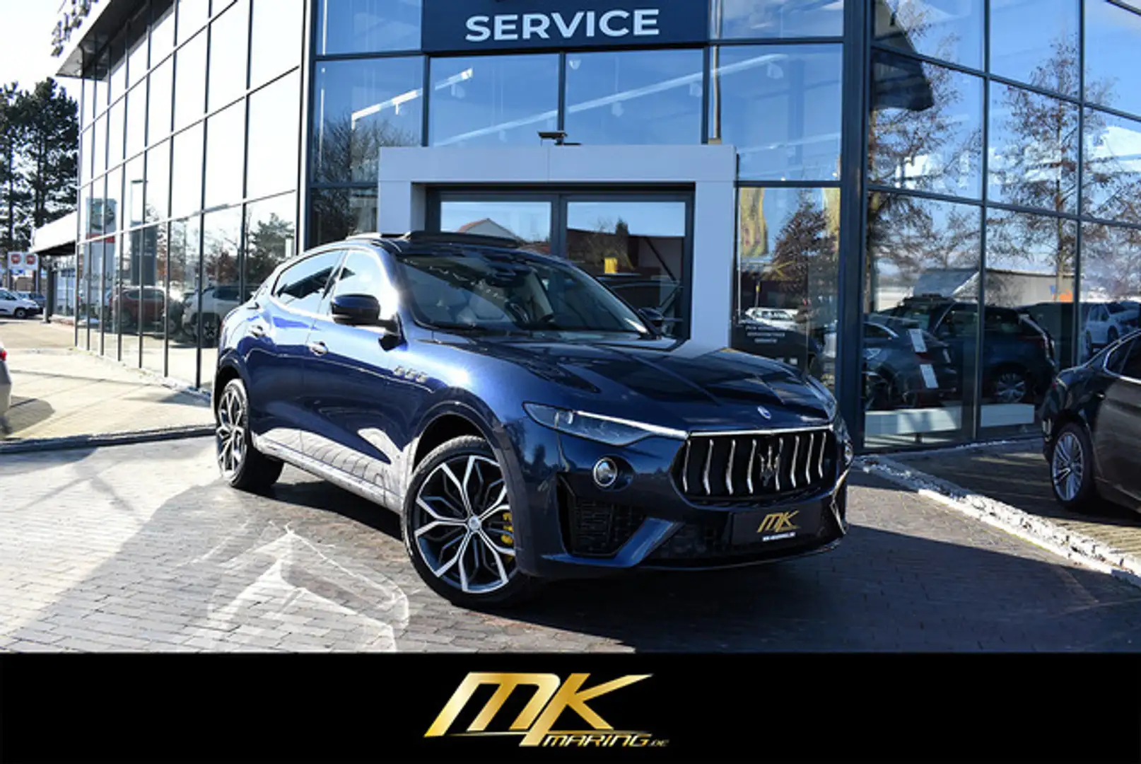 Maserati Levante Diesel GRANSPORT FULL LED*PANO*AHK*21ZOL Blue - 1
