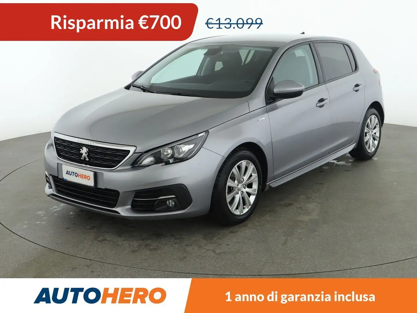 Peugeot 308 1.5 Blue-HDi Style 130 CV Gris - 1