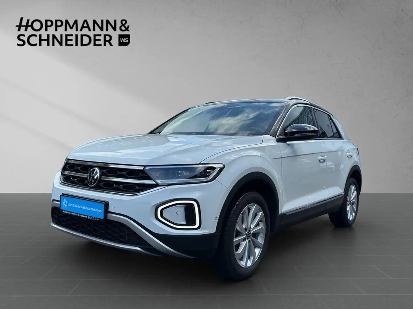 Volkswagen T-Roc 1.5 TSI DSG Style AHK Navi LED ACC SHZ Blanc - 1