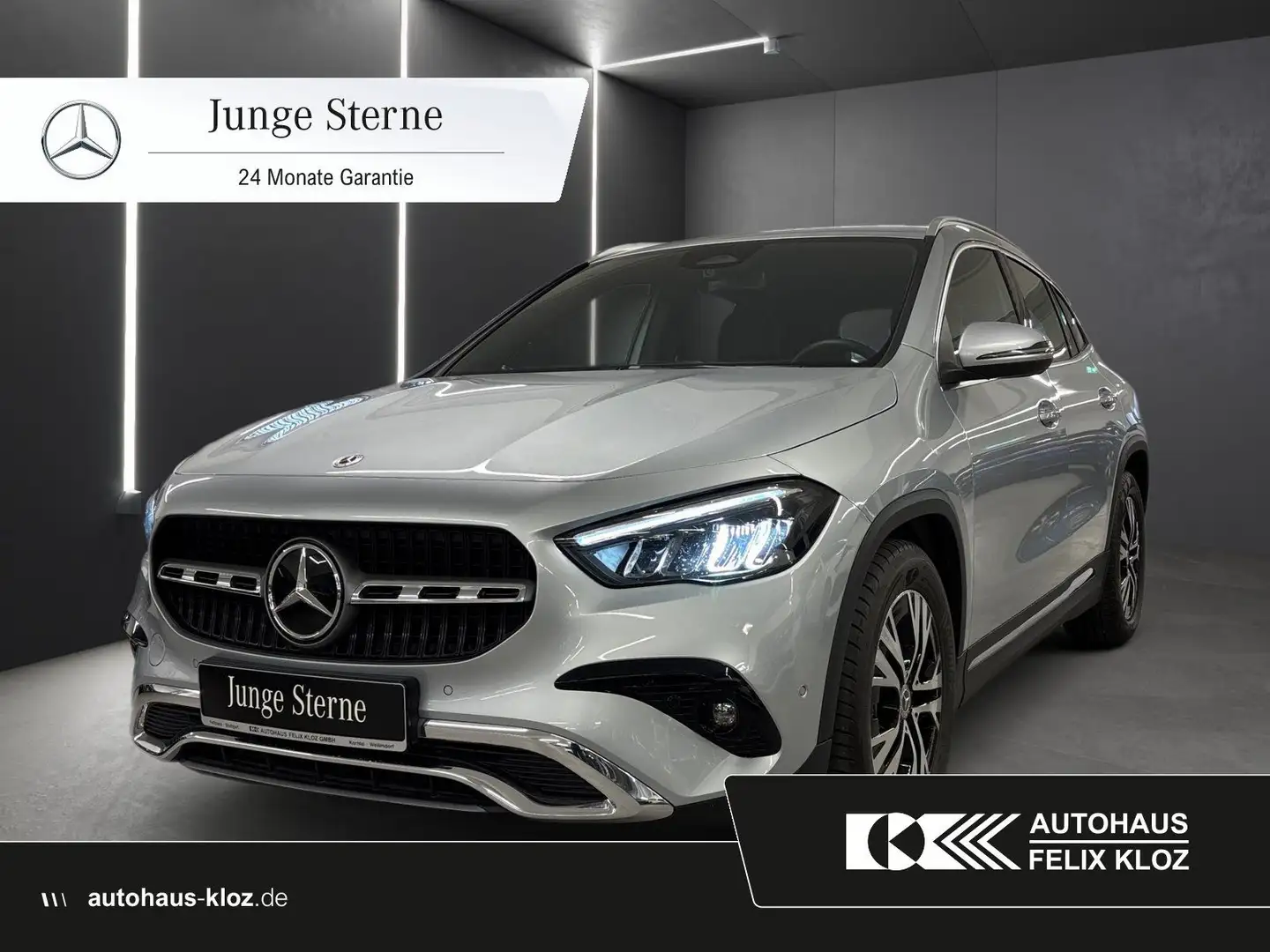 Mercedes-Benz GLA 220 d 4M Progressive Adv.*AHK*Distro*Totwink Silber - 1