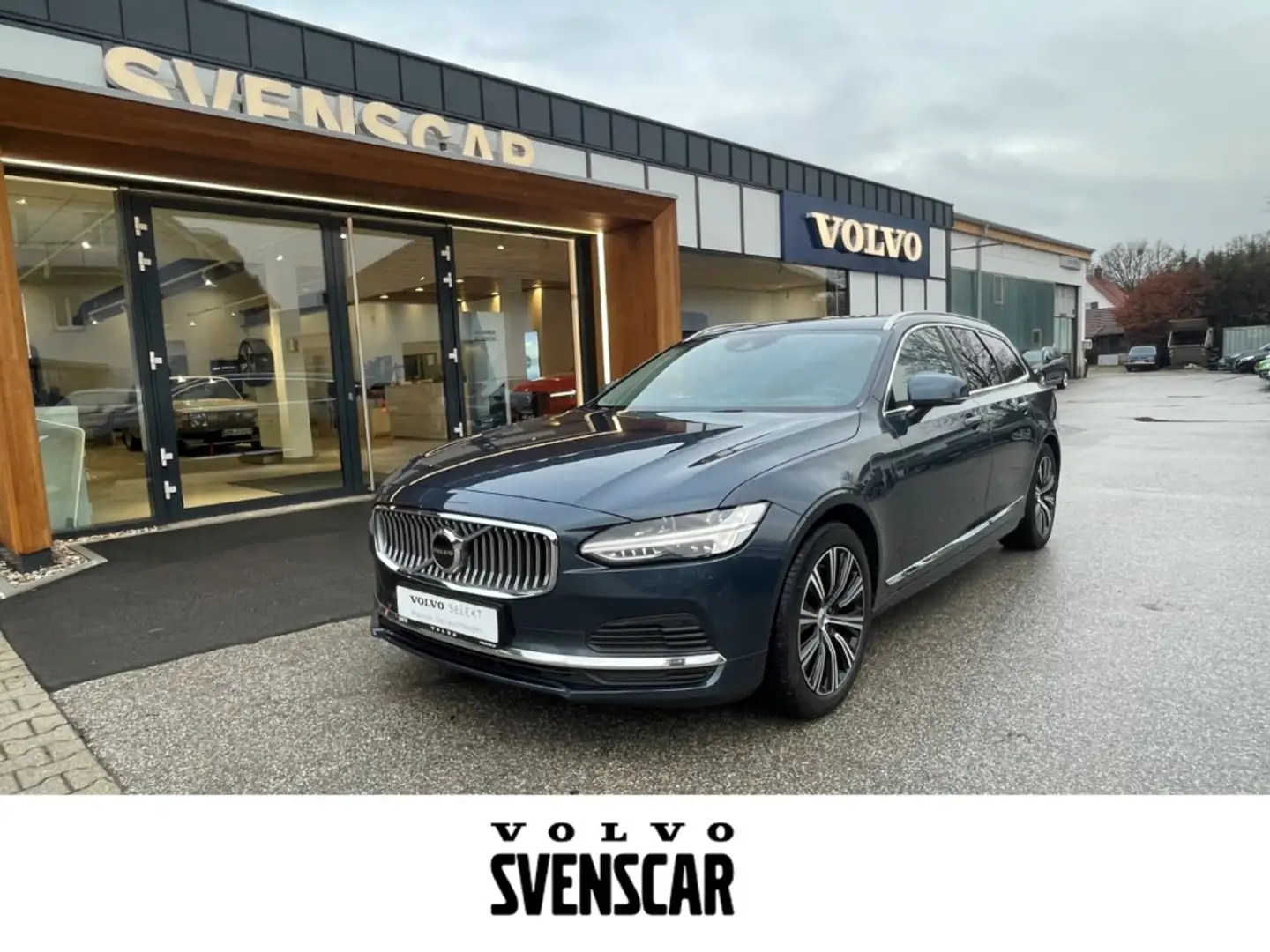 Volvo V90 T6 AWD Recharge Inscription Expressipn HUD, Stdhz, Azul - 1