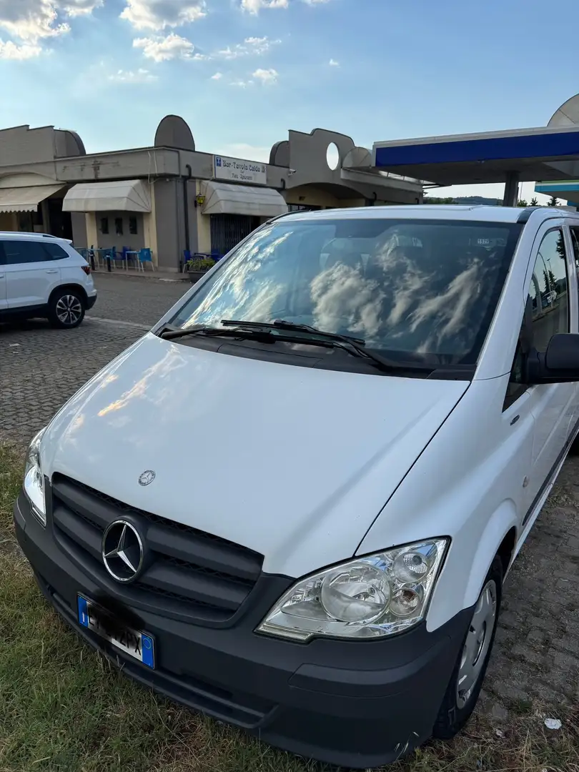 Mercedes-Benz Vito 113cdi - extra long 9 posti 2 sportelli Bianco - 1