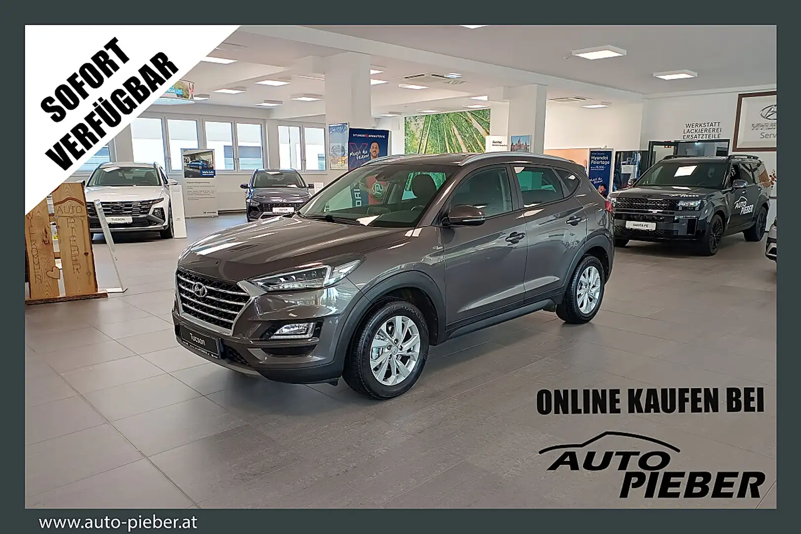 Hyundai TUCSON Tucson 1,6 T-GDI 4WD Level 4 DCT *LED*Navi*Klima* Grau - 1