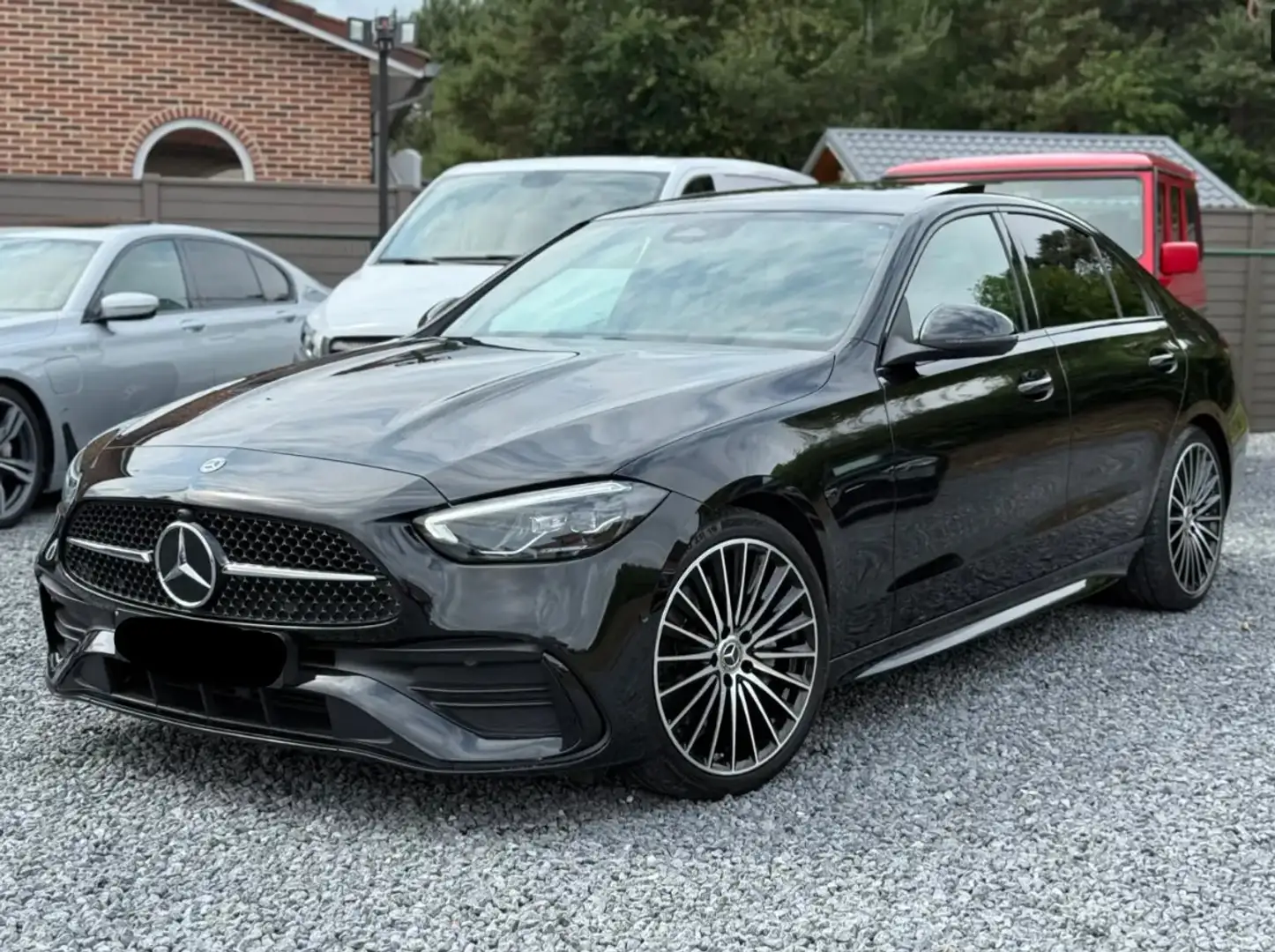 Mercedes-Benz C 180 9G-TRONIC AMG Line Full Option (AMG+Nacht Pack) Noir - 1