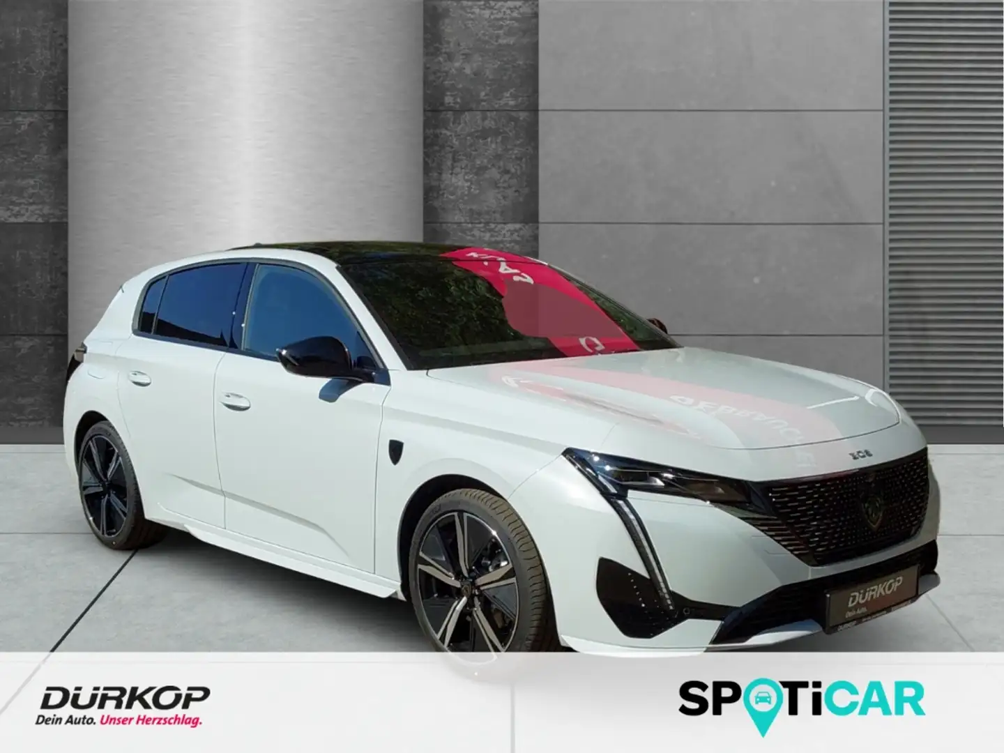 Peugeot 308 GT Hybrid 6-AT Surrounding-Plus Premium-Paket AHK- Blanc - 1