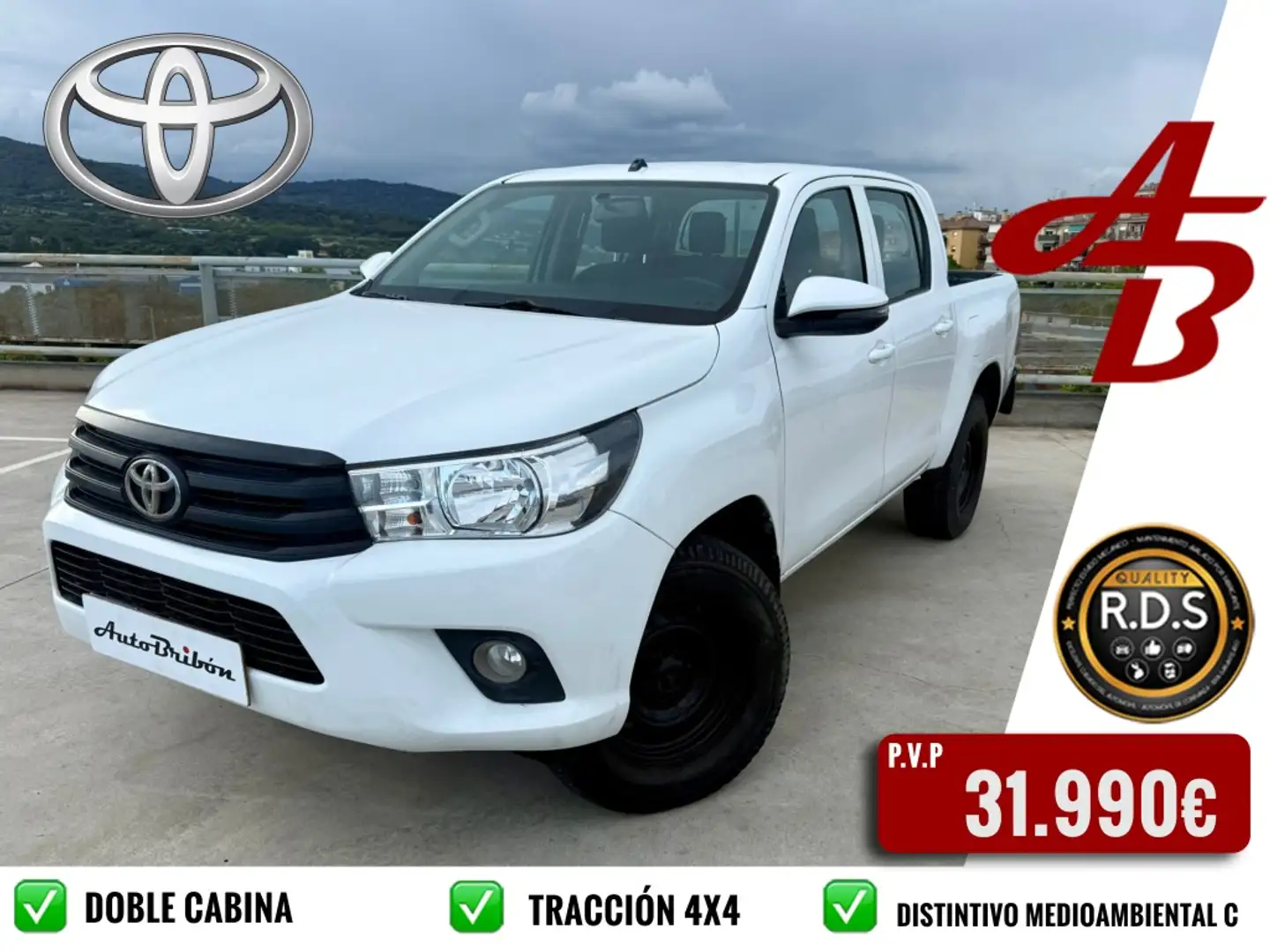 Toyota Hilux Cabina Doble GX Wit - 1