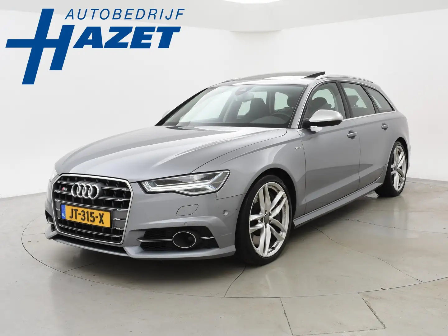 Audi S6 AVANT 4.0 TFSI 450 PK + WEGKL. TREKHAAK / ADAPTIVE Gri - 1