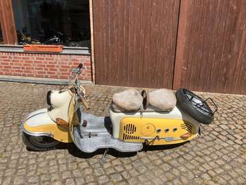IWL Berlin SR 59 Berliner Roller mit DDR Brief