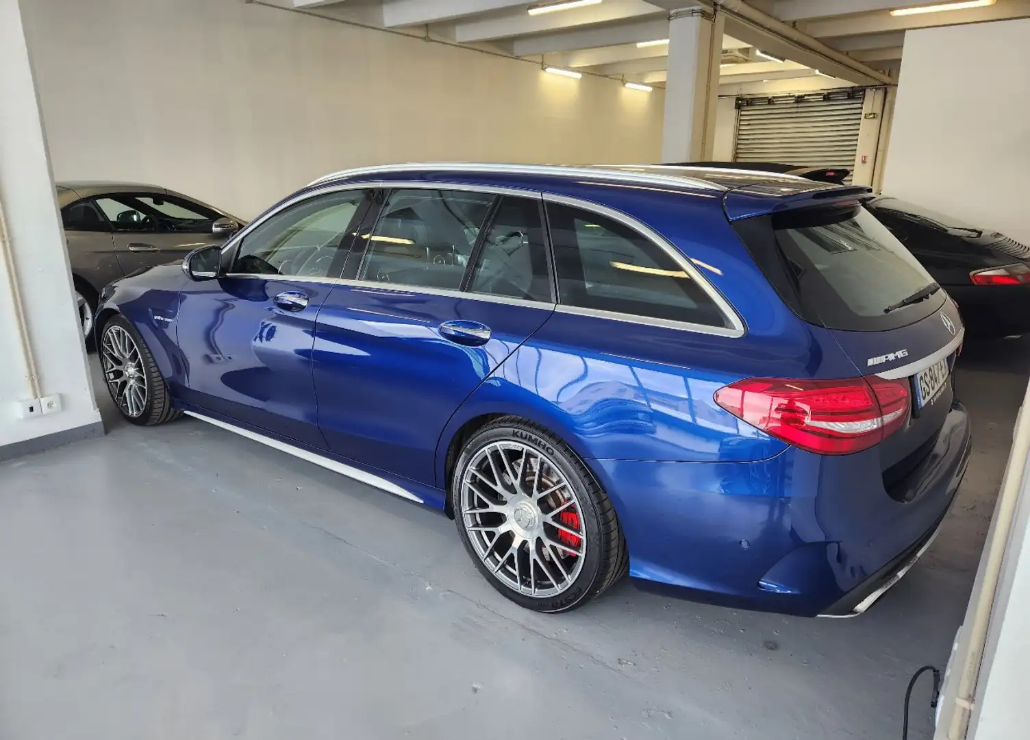 Mercedes-Benz C 63 AMG Classe C Break 63 S AMG 7G-Tronic A Bleu - 2