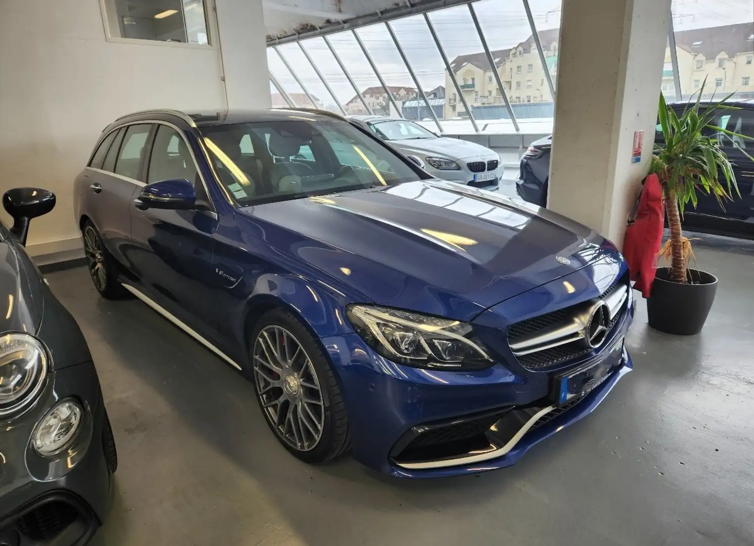 Mercedes-Benz C 63 AMG Classe C Break 63 S AMG 7G-Tronic A Bleu - 1