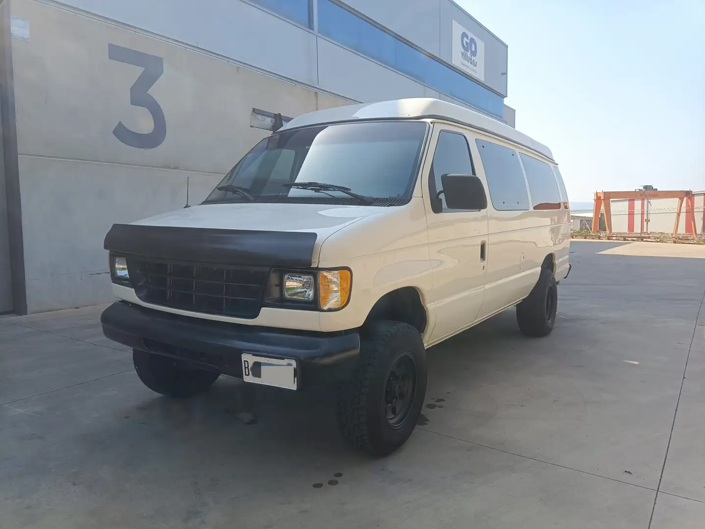 Ford Econoline E250 camper Blanc - 1