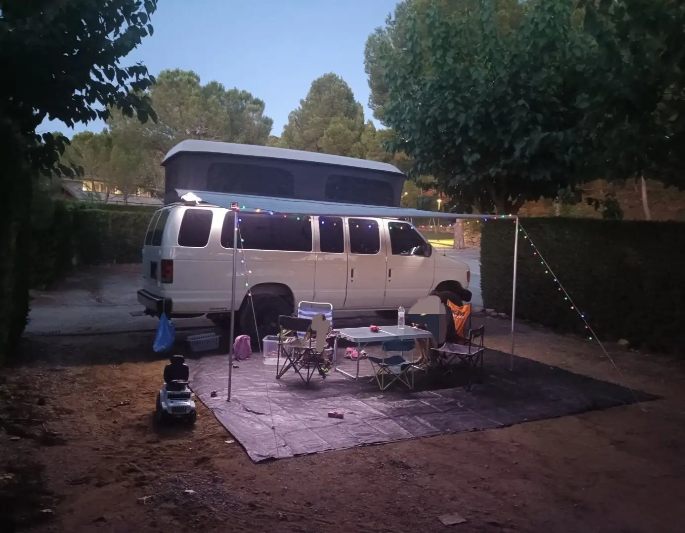 Ford Econoline E250 camper Blanc - 2