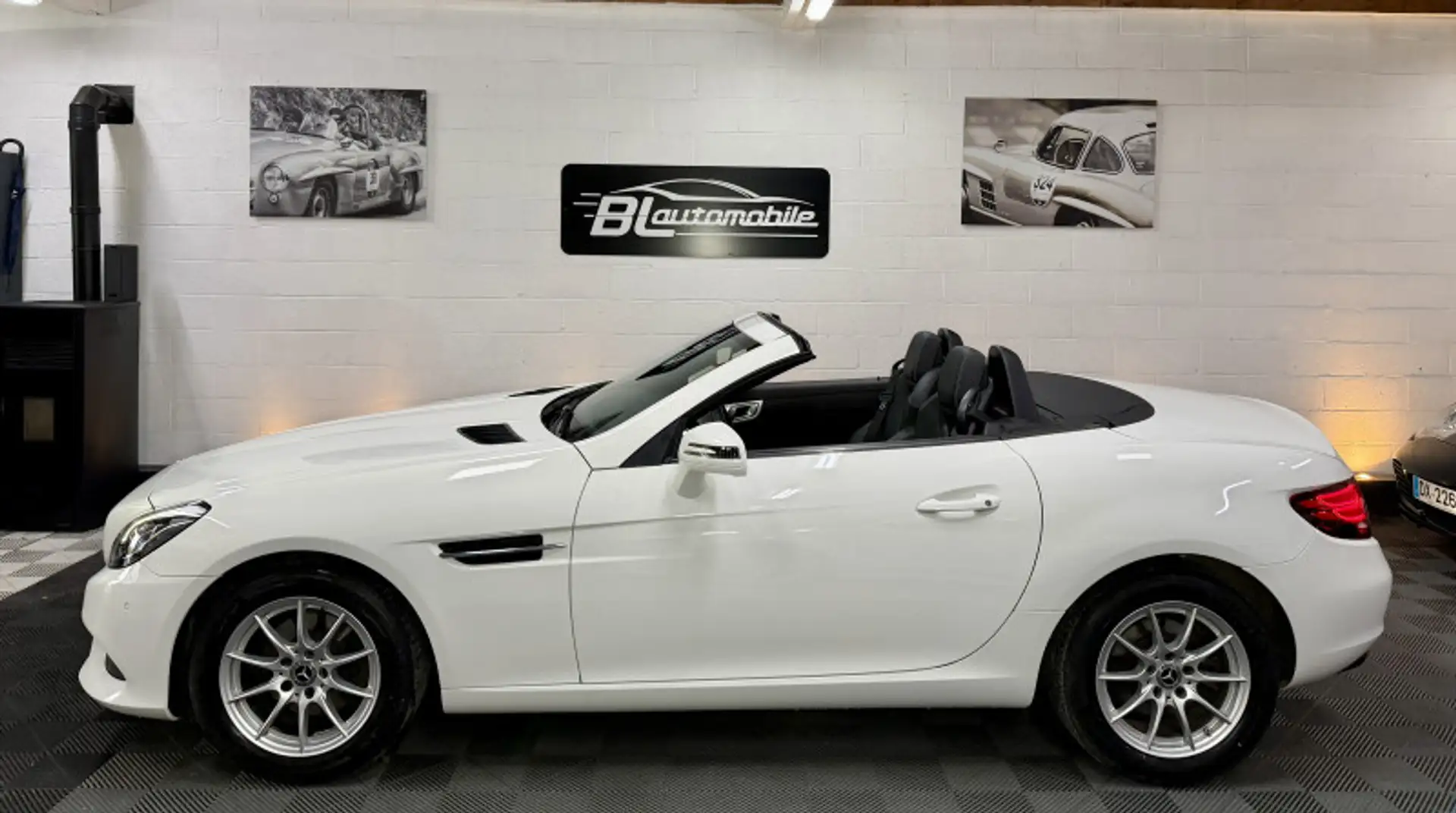 Mercedes-Benz SLC 180 180 156CH Toit vario panoramique - Carplay - Etat irréprochable Blanc - 2