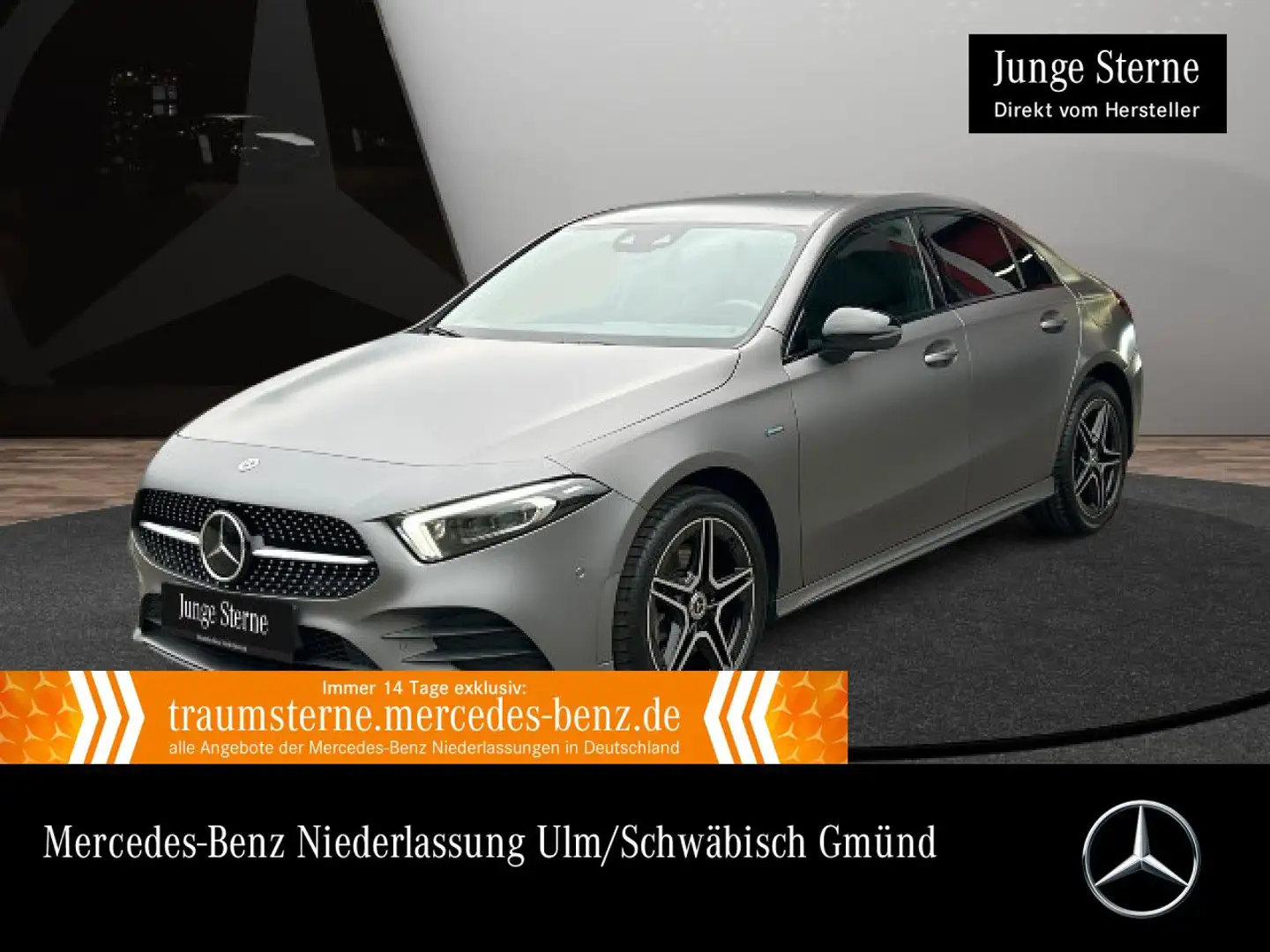 Mercedes-Benz A 250 e Lim AMG+NIGHT+360°+MULTIBEAM+FAHRASS+8G Grau - 1