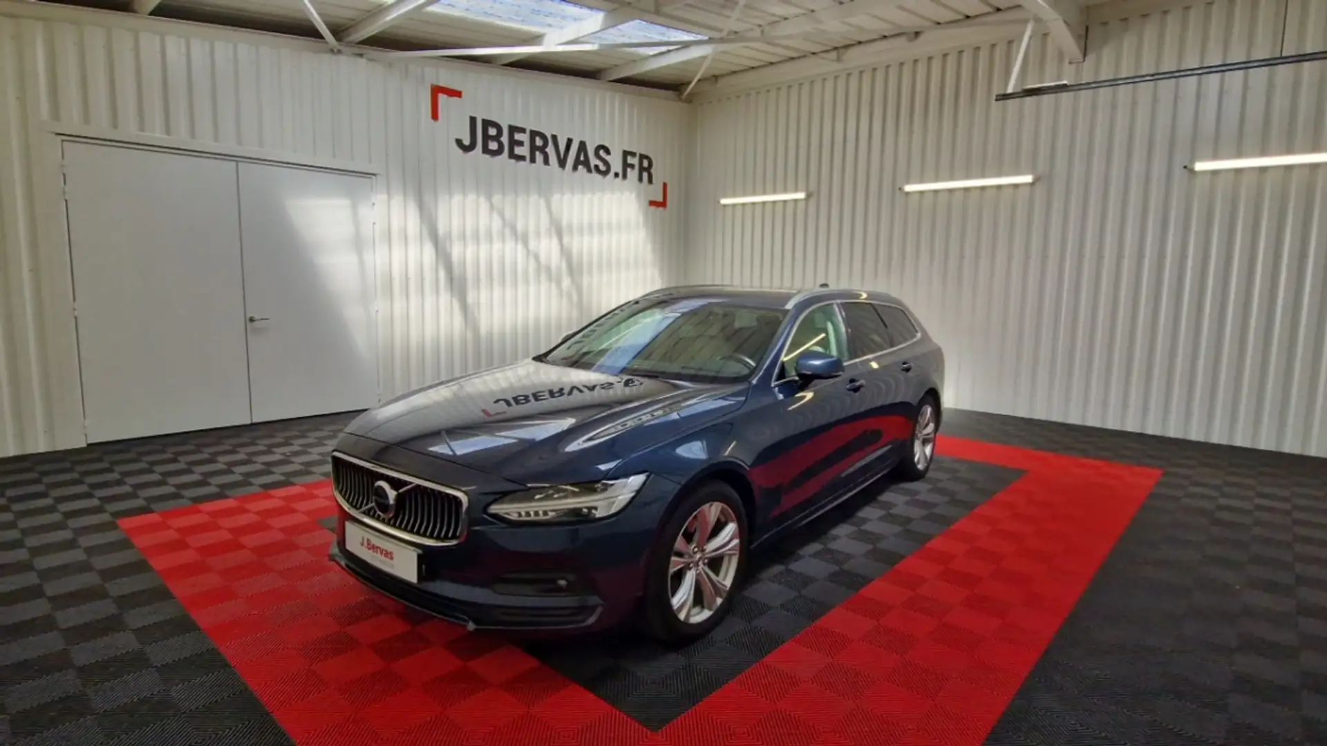 Volvo V90 B4 197 Geartronic 8 Momentum Bleu - 1