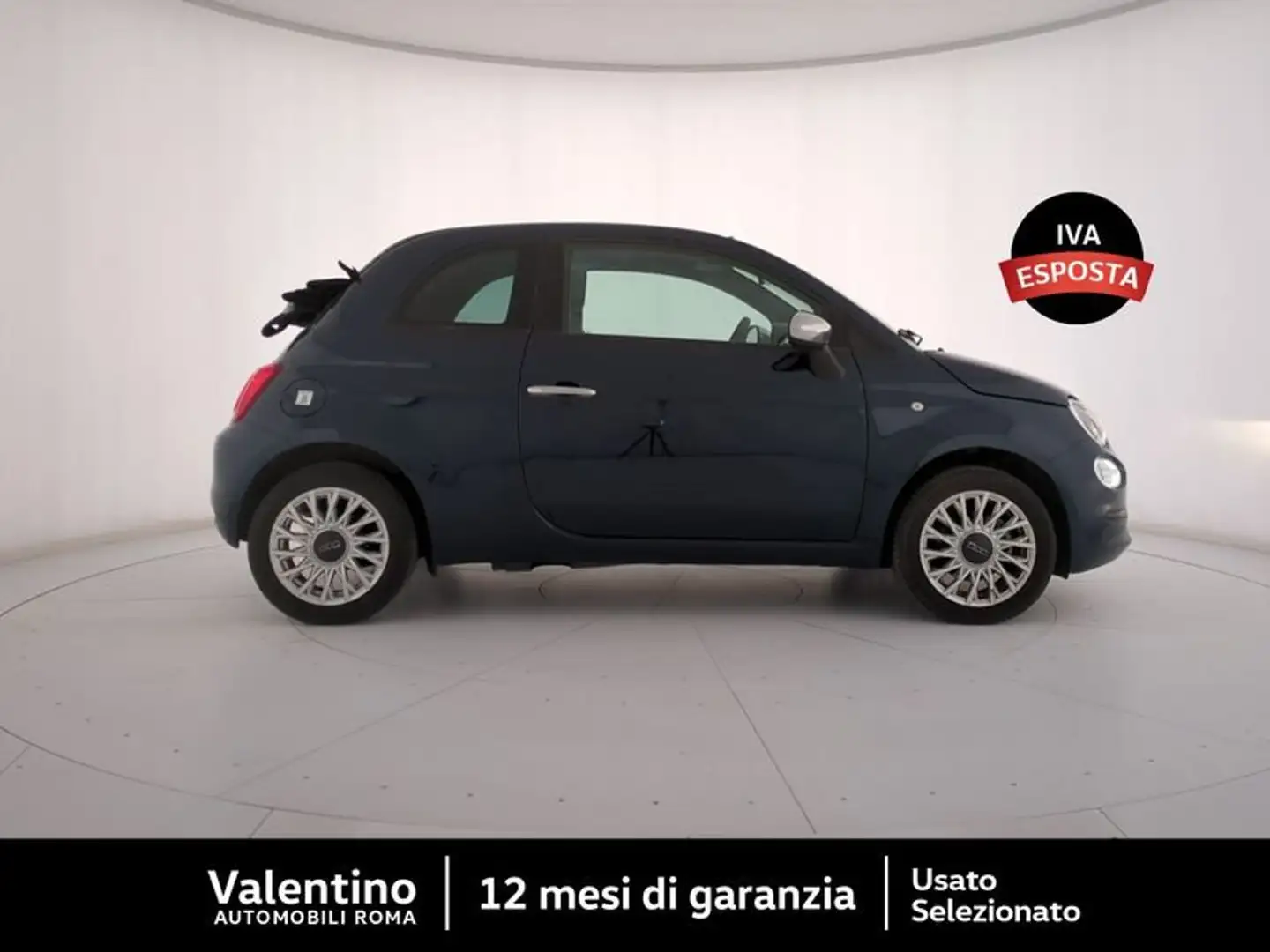 Fiat 500C 1.0 Hybrid Lounge Kék - 2