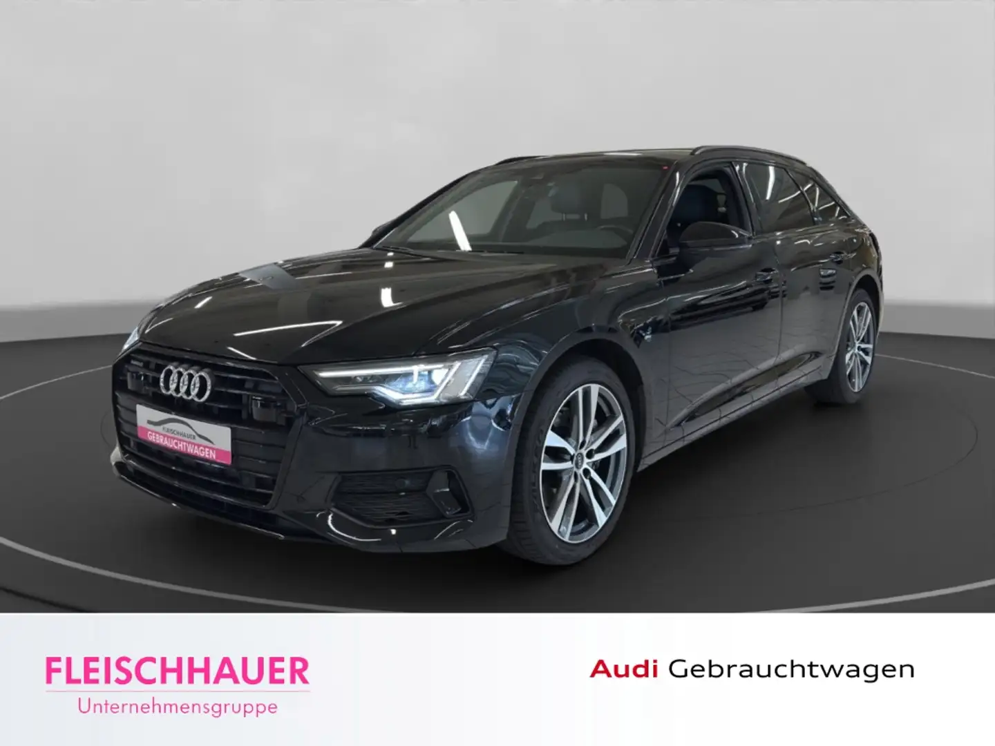 Audi A6 Avant 45 TDI qu. sport Matrix+Navi+ACC+19''+Kamera Zwart - 1
