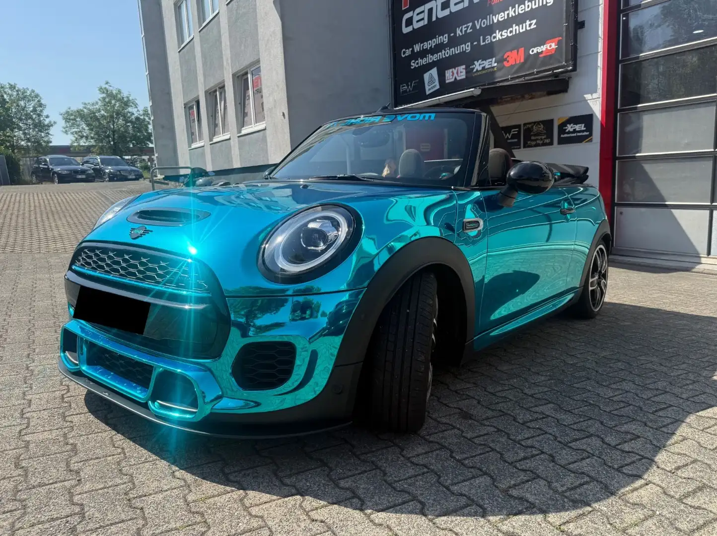 MINI John Cooper Works Cabrio *Drivingassist*H&K*LM18* Zelená - 1