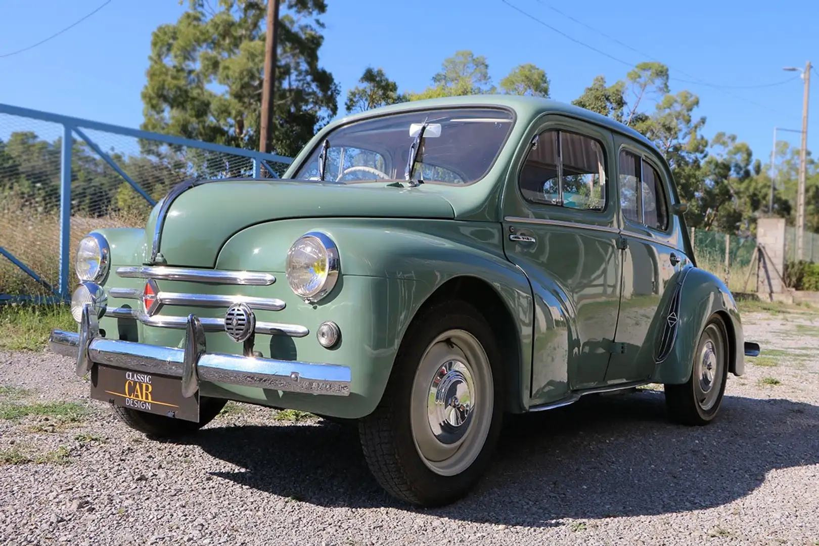 Renault 4cv sport R1062 RHD Vert - 2