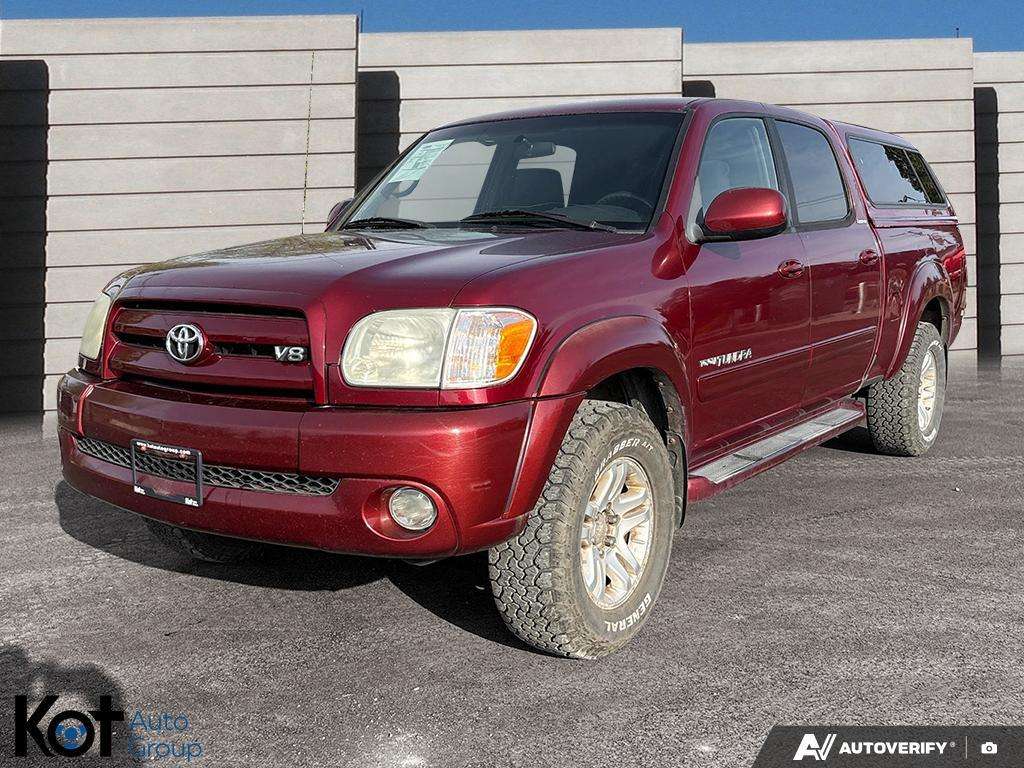 Red 2006 Toyota Tundra Pickup Truck Four-Wheel Drive 5-Speed Automatic