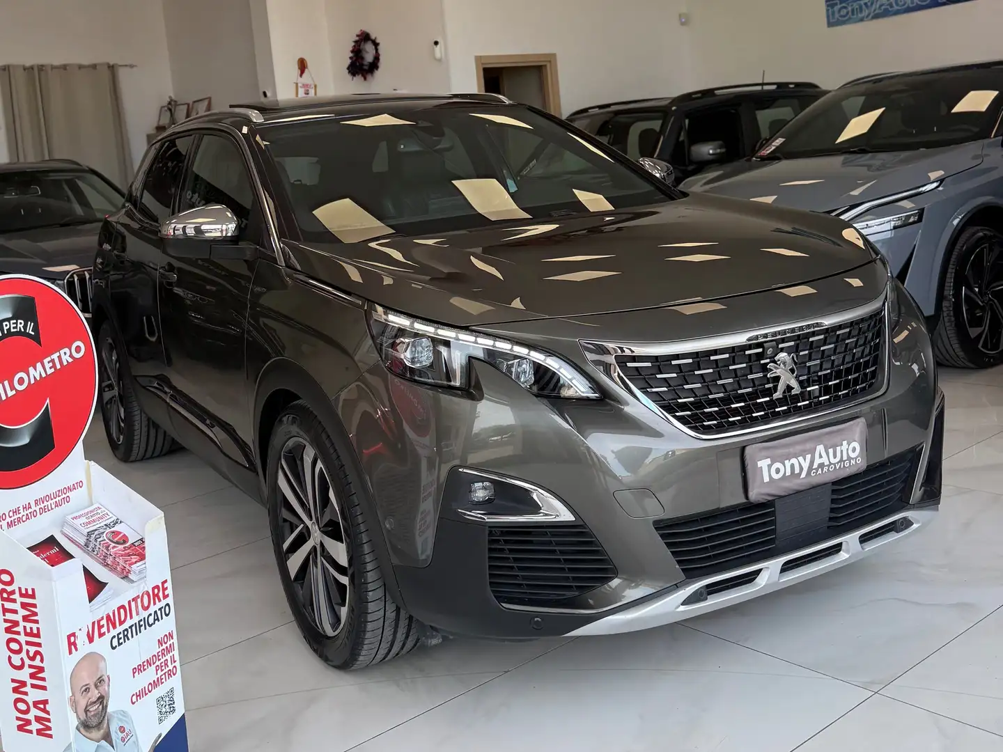 Peugeot 3008 2.0 bluehdi GT,TETTO APRIBILE,VIRTUAL COCK.TELECAM Szürke - 1