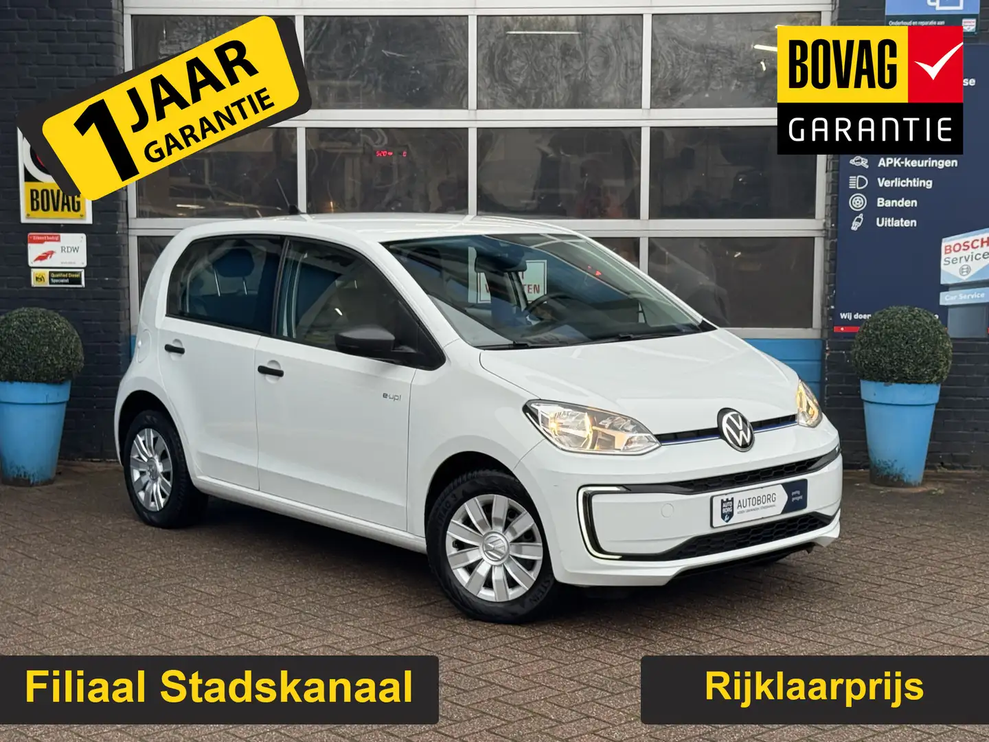 Volkswagen e-up! GRATIS Afleverpakket! | Climate Control | Bluetoot Wit - 1