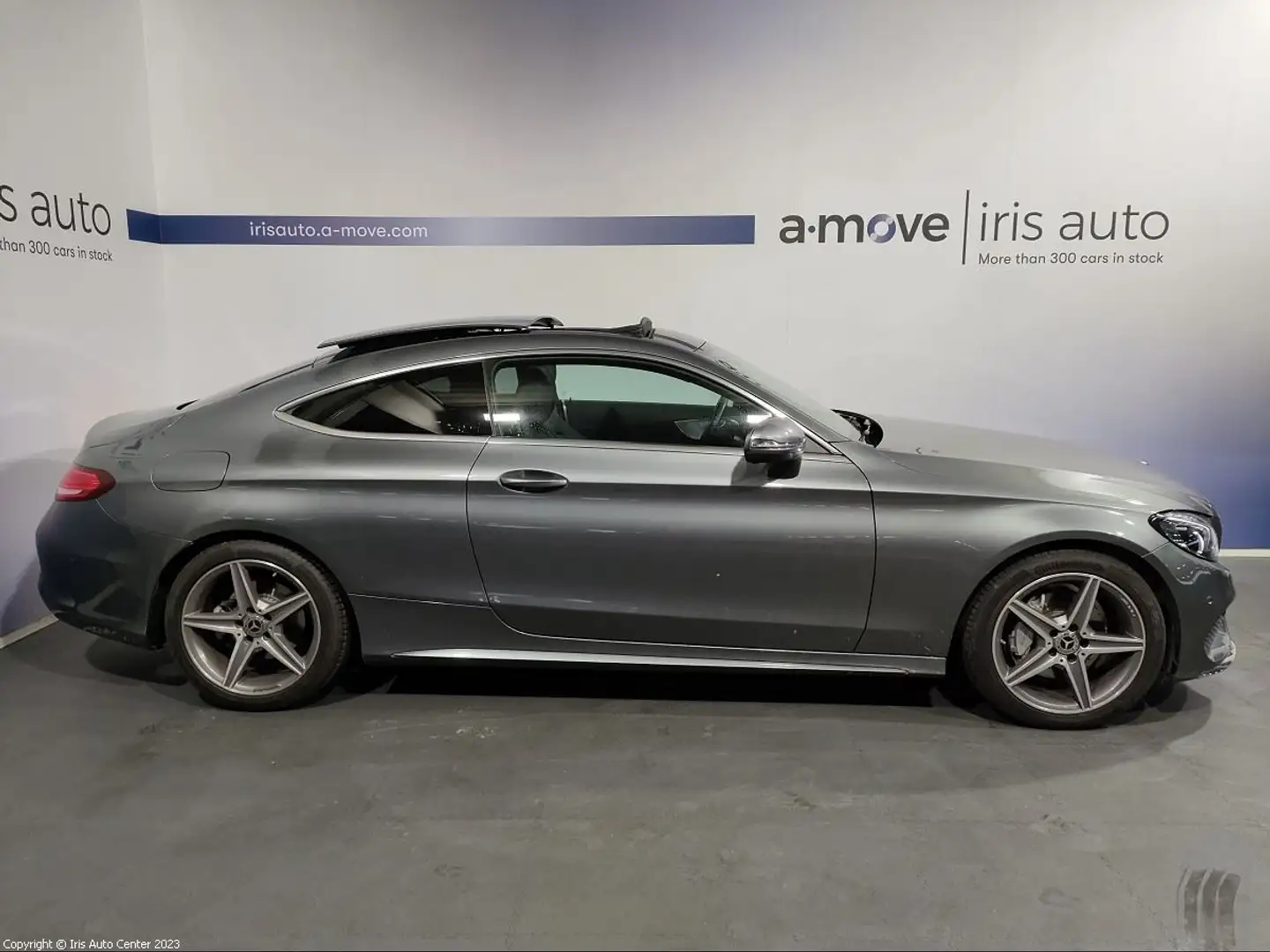 Mercedes-Benz C 220 2.2 | PACK AMG |TOIT OUVRANT| CAM RECUL Gris - 2