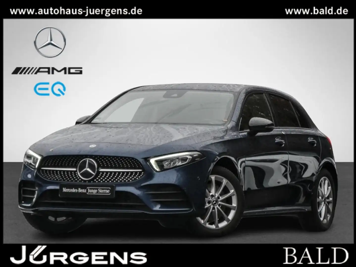 Mercedes-Benz A 250 e Kompaktlimousine AMG-Sport+Night+Cam+LED Blau - 1