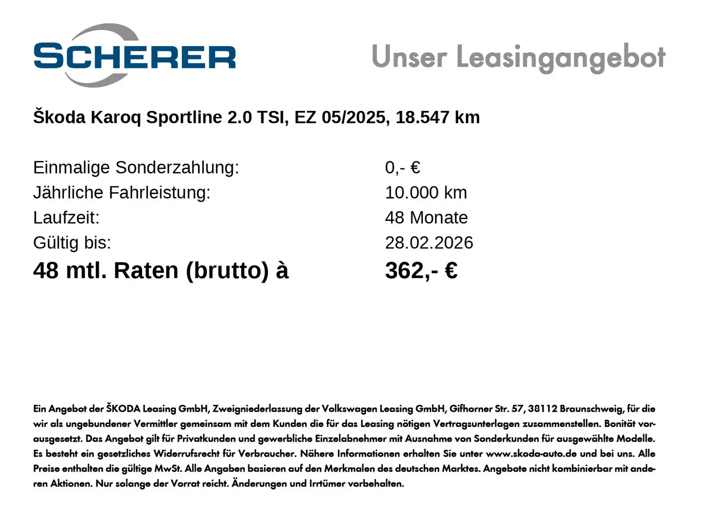 Skoda Karoq Sportline 2.0 TSI DSG 4x4 Pano AHK Navi MA Noir - 2