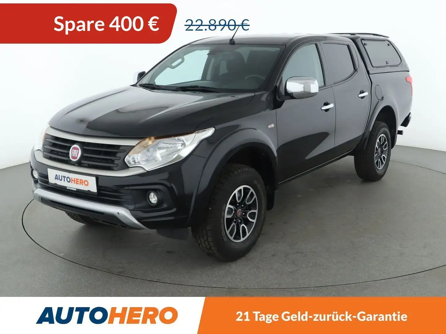 Fiat Fullback 2.4 JTD Double Cab LX Basis *TEMPO*CAM* Negru - 1