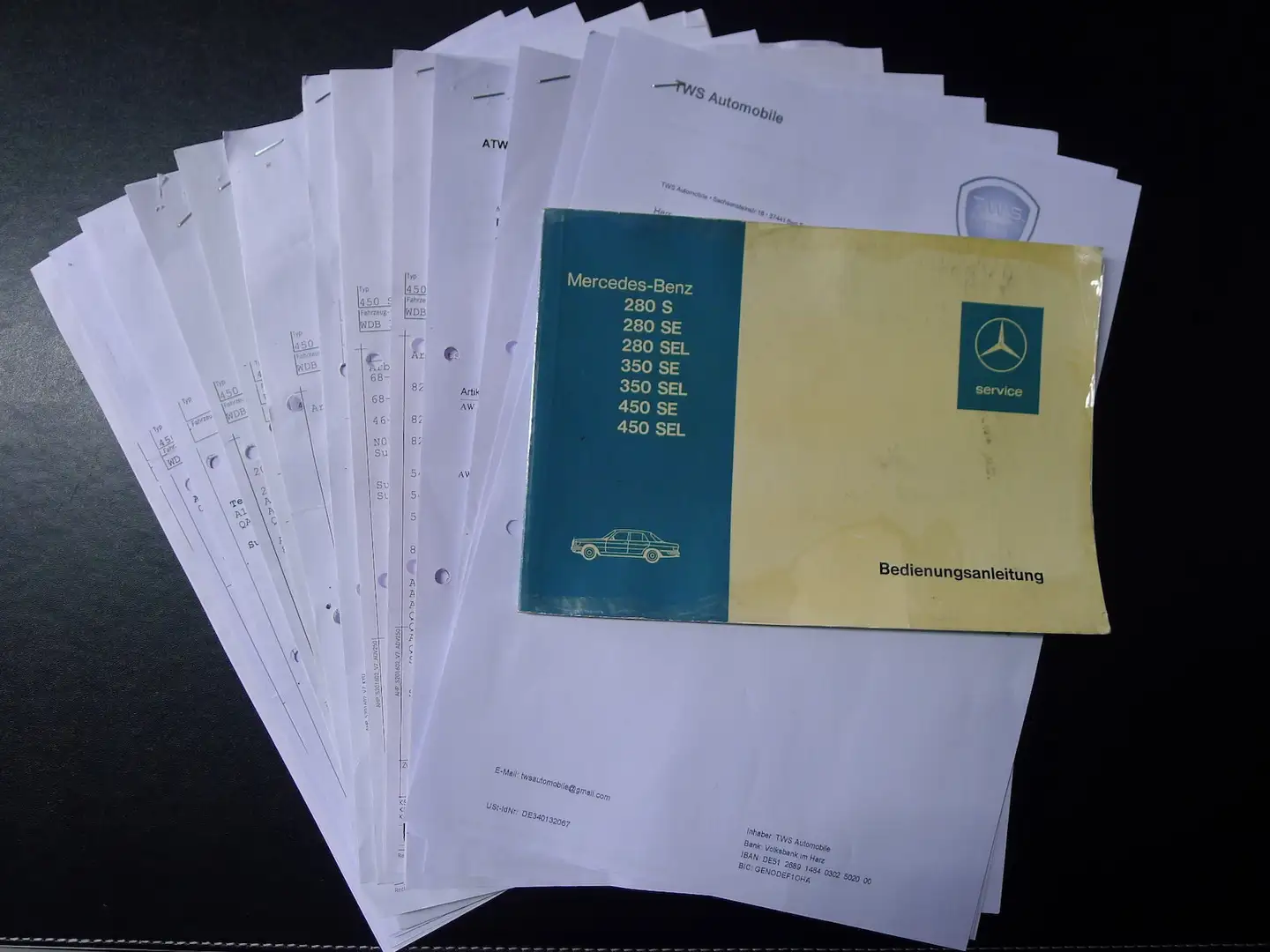 Mercedes-Benz 450 SEL 6,9 Zwart - 1