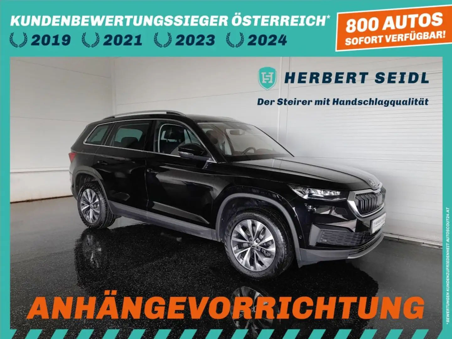 Skoda Kodiaq STYLE 4x4 2,0 TDI DSG *7-SITZE / FAMILY PAKET / MATRIX-LED / AHV & KAMERA / VIRTUELL / NAVI / MEMORY SPORTSITZE* Schwarz - 1