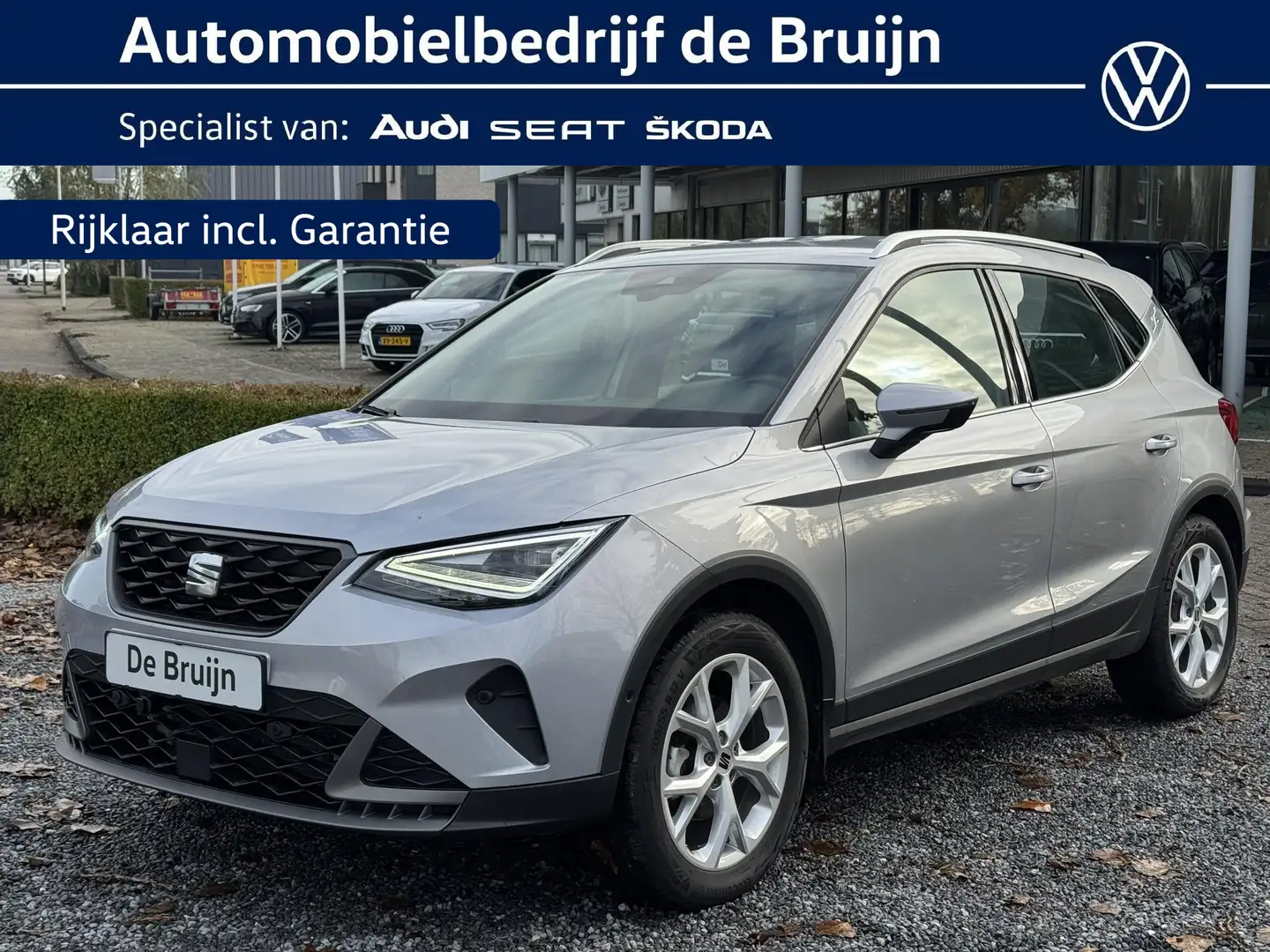 SEAT Arona 1.0 TSI DSG FR Business (Camera,Virtual,Carplay) Grijs - 1