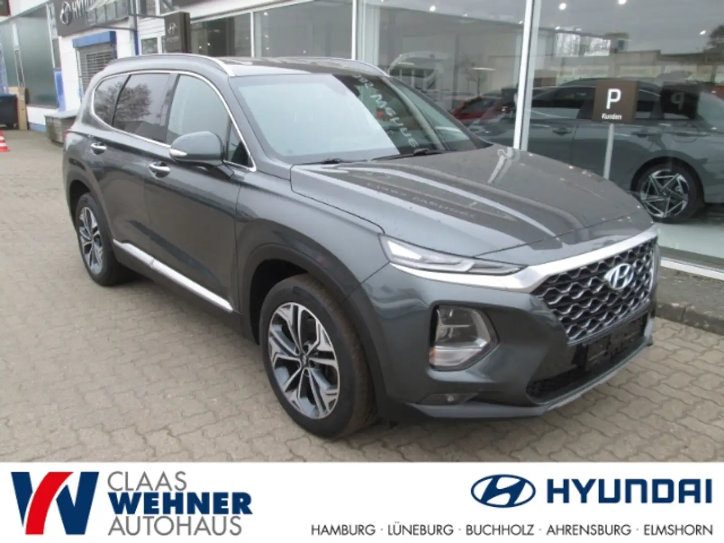 Hyundai SANTA FE Premium 4WD 2.2 CRDi DPF 8 AT 4 WD Navi Leder LED Gris - 1