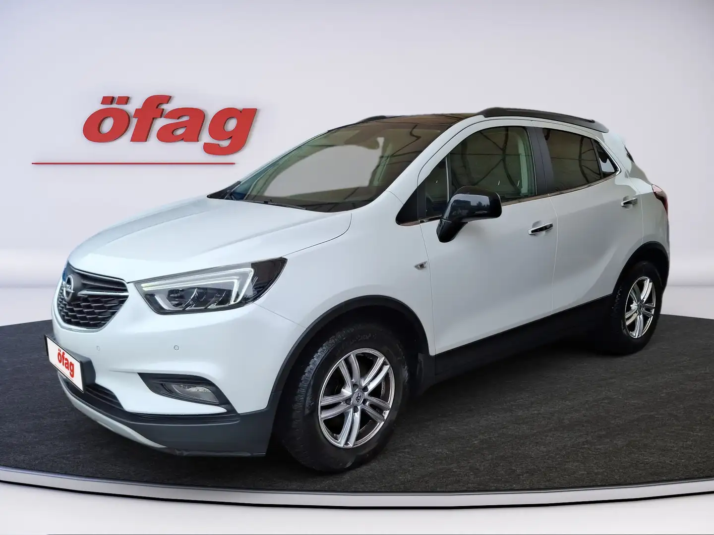 Opel Mokka X 1.4 Turbo 4x4 Black & Color Navi+SHZ+LM Weiß - 2