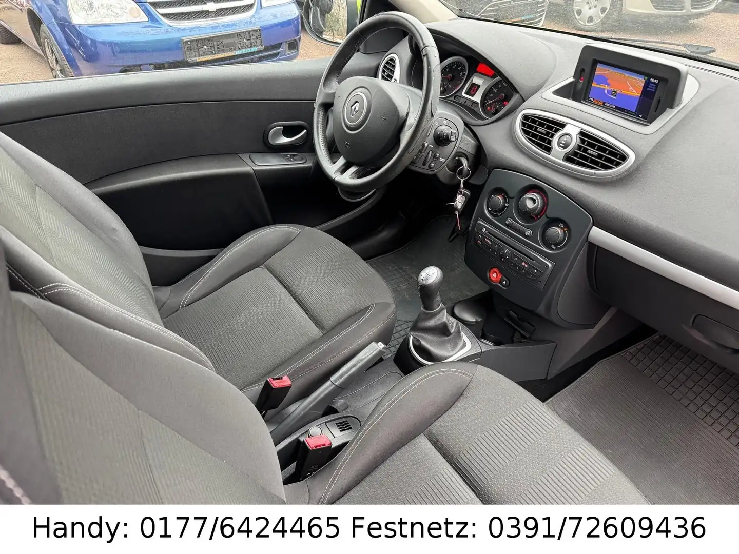 Renault Clio 1.2 16V 1.HAND/KLIMA/el.FH/ZV mitz FB/NAVI/ Grün - 2