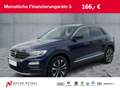Volkswagen T-Roc 1.0 TSI UNITED 5JG+NAVI+AHK+SHZ+2xPDC+DAB Blauw - thumbnail 1