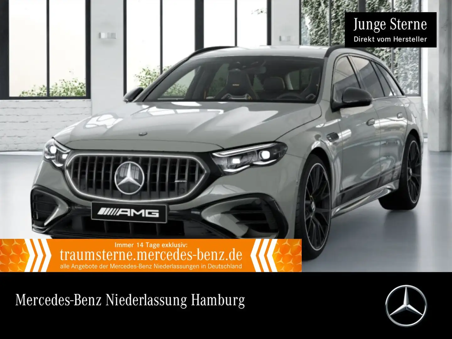 Mercedes-Benz E 53 AMG T 4M Hybrid Carbon Driversp Perf-Sitze 9G Grau - 1