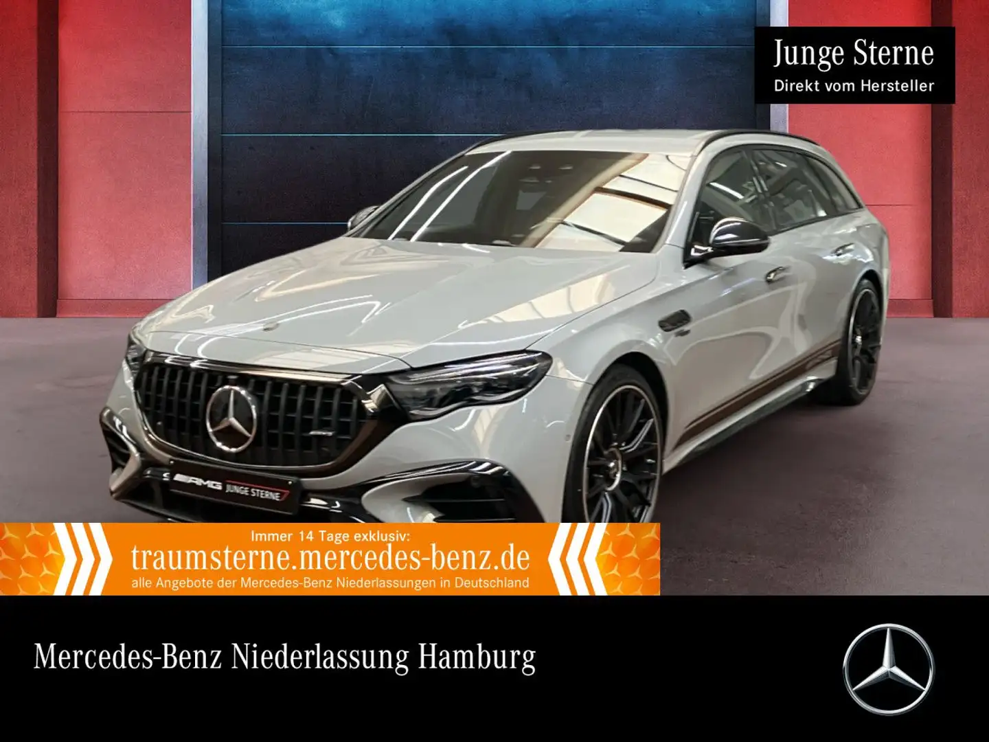 Mercedes-Benz E 53 AMG T 4M Hybrid Carbon Driversp Perf-Sitze 9G Grau - 1